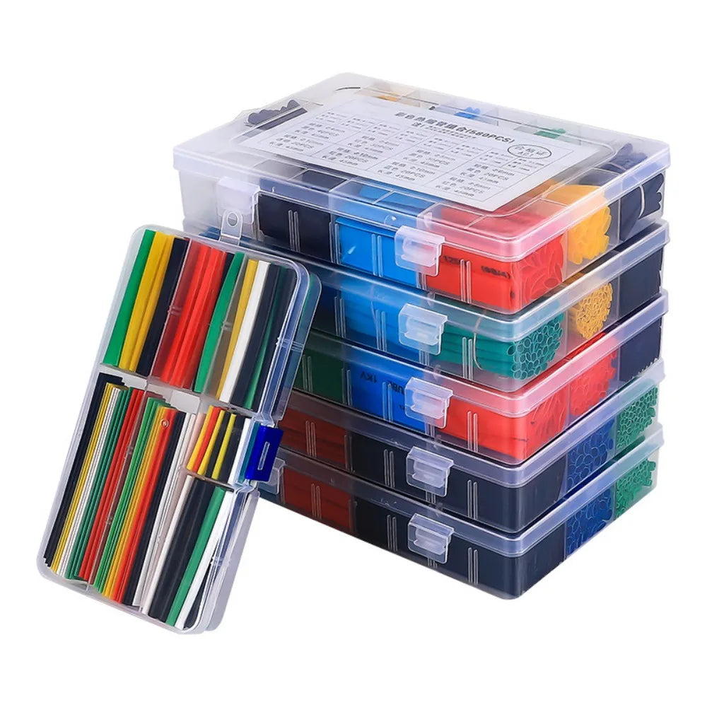 127-1060 pcs 2:1 Heat Shrink Tube Shrinking Assorted Polyolefin