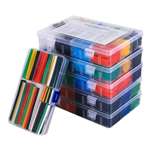 127-1060 pcs 2:1 Heat Shrink Tube Shrinking Assorted Polyolefin