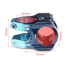 MTB Road Bike Stem CNC Mountain Bicycle Bridge Short Power 31.8mm High