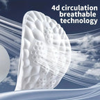 4D Orthopedic Sport Insoles Super Soft Breathable High-elasticity