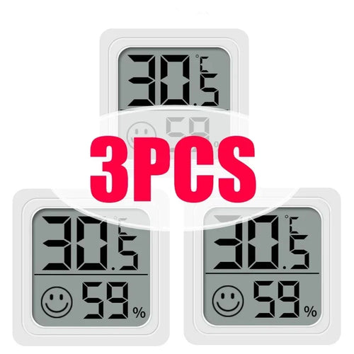 1/3/4/6PCS Mini LCD Digital Thermometer Hygrometer Indoor Room