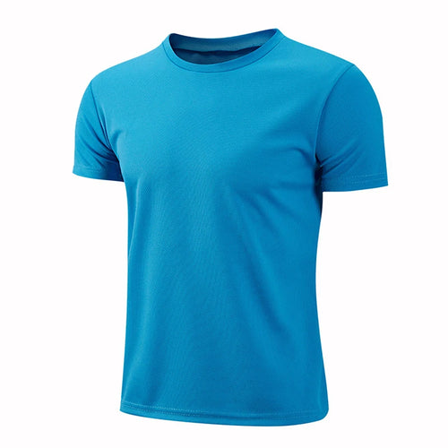 Men Women Quick Dry Short Sleeve Sport T Shirt Gym Jerseys Fitness