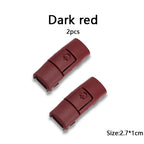 New Colorful Shoelaces Press buckle Metal Shoelace Clip Press Lock