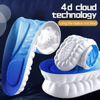 4D Orthopedic Sport Insoles Super Soft Breathable High-elasticity
