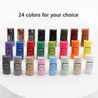 New Colorful Shoelaces Press buckle Metal Shoelace Clip Press Lock