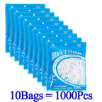 High Tensile Strength Dental Floss Pick Bow Shaped Super Thin Dental