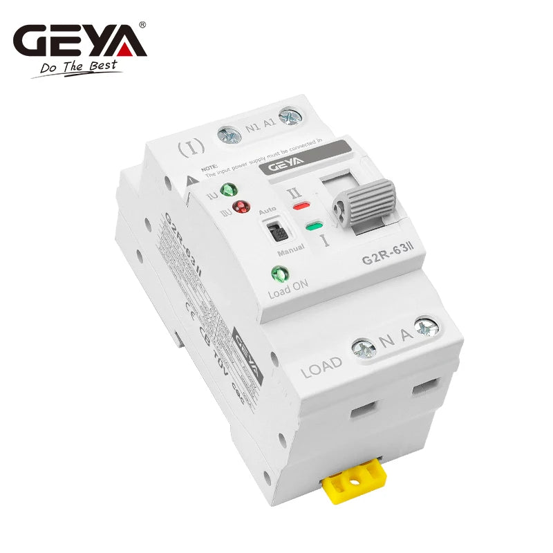 GEYA G2R ATS Mini Automatic Transfer Switch 220V Din Rail Dual Power