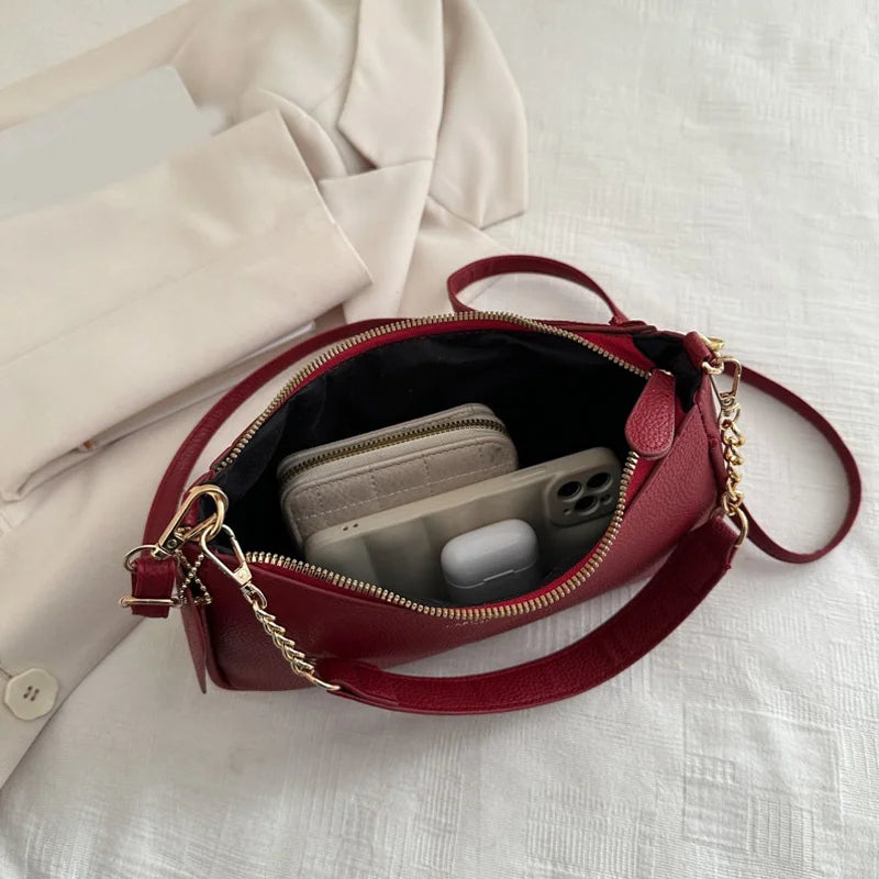 Cherry Pendant Shoulder Bag Women Light Luxury New High-end Women's