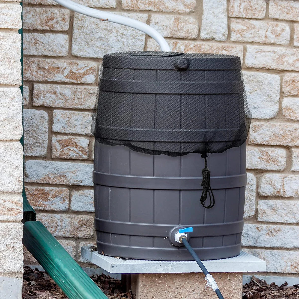 Rain Barrels Screen Water Bucket Covers,Rainwater Collector Tank Net