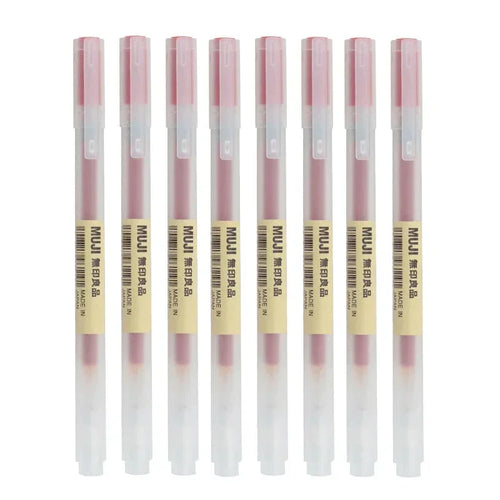 6/8Pcs/Set MUJIs Gel Pen Black/Red/Blue 0.38/0.5mm Ink Japan Color Pen