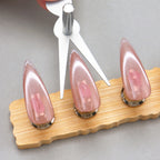 6pcs Cat Eye Nail Magnet Tool Set, French Tips Cat Eye Heart Magnets
