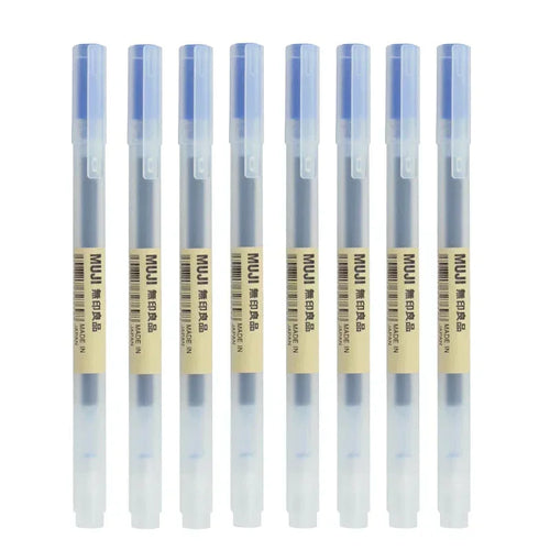 6/8Pcs/Set MUJIs Gel Pen Black/Red/Blue 0.38/0.5mm Ink Japan Color Pen