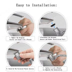 1pc 1080° Swivel Stainless Steel Faucet Extender Splashproof Dual