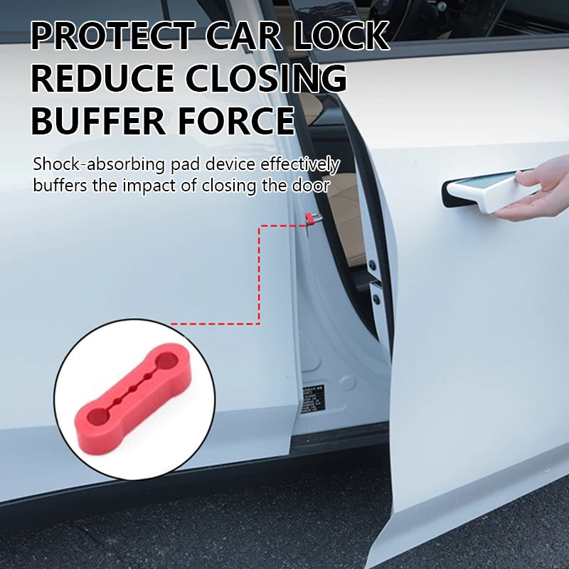 1/4pcs Car Door Shock Absorber Universal Car Door Buckle Soundproof
