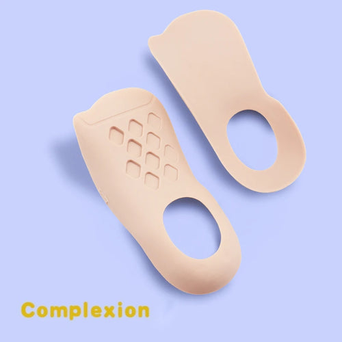 1Pair Flat foot O-shaped leg insoles (for shoes) Corrective arch