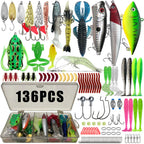 Fishing 86/88/136/149/366pcs Fishing Lure Kit For Trout/Pike/Bass