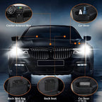 3Pcs Car Trash Can (with Lid) Contains 60 (300) Garbage Bags, Small