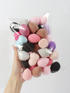 Medium Size Beauty Sponge 6/12/24/36/60 Pieces, Random Color and