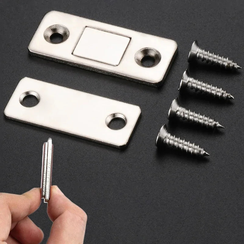 Magnetic Cabinet Catches Ultra Thin Door Strong Magnets Stopper
