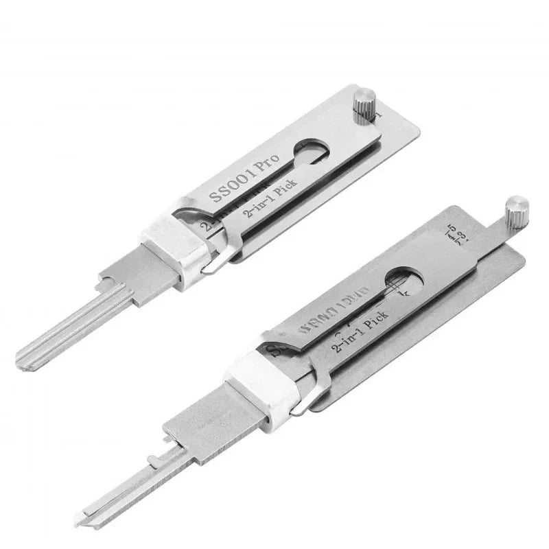 For Lishi Yale Picks Picking SS001  2 in1 Locksmith Tools Master Key