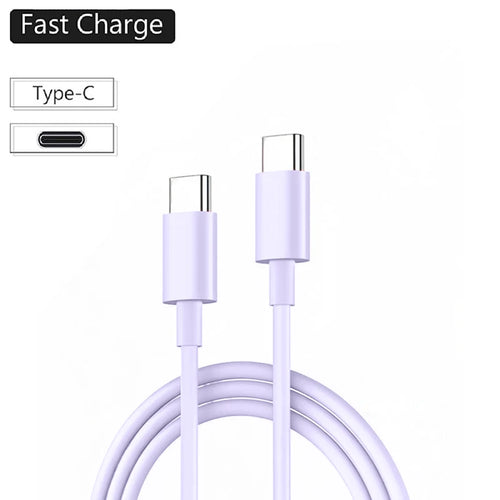 PD 60W Type C to Type C Cable For IPhone 15 16 Fast Charging For