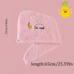1pc Quickly Dry Hair Hat Super Absorbent Soft Bathroom Women Head