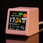 Super Cool Mini WiFi Desktop Weather Digital Clock Station with IPS