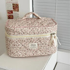 Retro Women's Floral Print Cosmetic Bag Handbag Travel Organizer