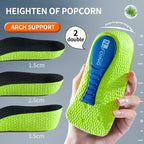 Memory Foam Height Increase Insoles for Men Women Shoes Flat Feet Arch