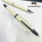 Jinhao 20 Press Retractable Fountain Pen EF/F Nib with Converter Resin