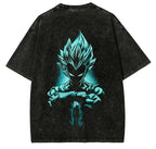 Anime Dragon Ball Z Vegeta Majin Casual Oversized T-Shirt Harajuku