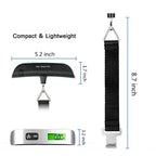 Portable Scale Digital LCD Display 110lb/50kg Electronic Luggage