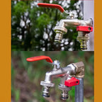 Garden Tools Brass Water Faucet 1/2" Outside & Inside Easy Turn On/Off