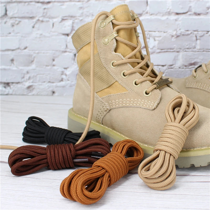 Classic Round Shoelaces Durable Polyester Solid Shoe laces Boot Laces
