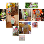 Waterproof EVA Full Sleeve Baby Bibs Children Apron Long Sleeve