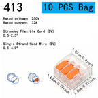 10-75 Pcs Orange Universal Type Quick Plug-in Terminals,Electrical