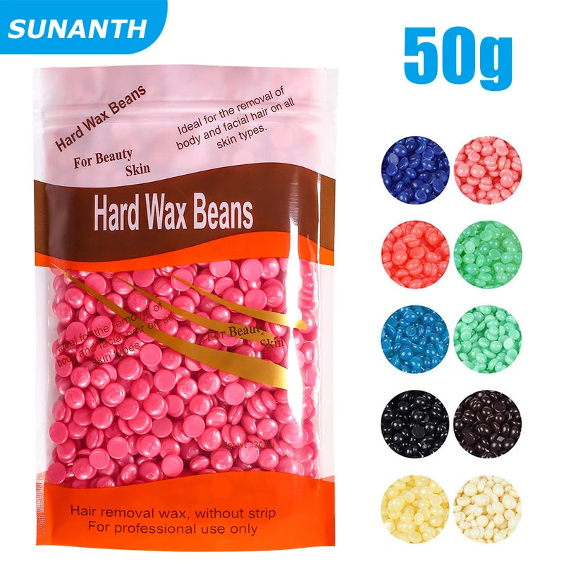 50g Brazilian Hard Waxing Wax Beans Fast Waxing Machine Hot Film