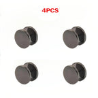 2/4pcs Seamless Spiral Buckle Clip Cuff Fastener for Fashion Buttons