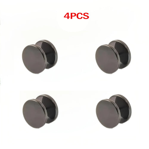 2/4pcs Seamless Spiral Buckle Clip Cuff Fastener for Fashion Buttons