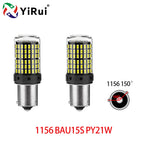 YiRui 2pcs 12-48V New LED Bulbs 144smd Lamp Reverse Turn Signal Light
