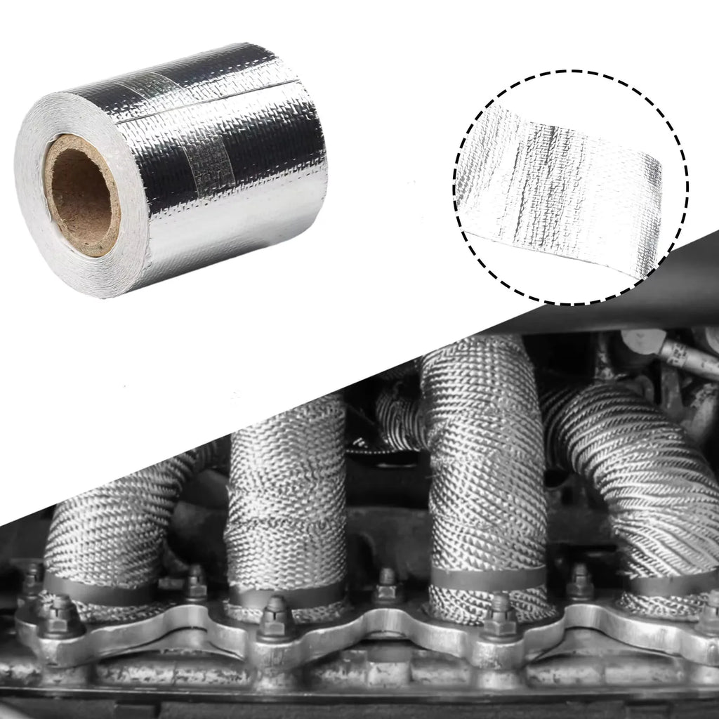5m*5cm Exhaust Pipe Insulation Tape Exhaust Heat Tape Manifold