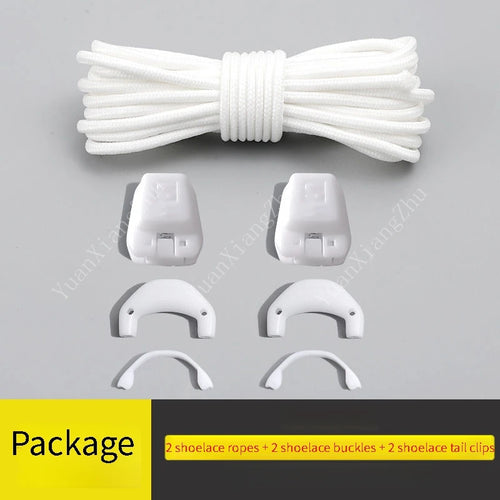 New No tie Shoe laces Round Tennis Laces Without ties Adult Kids