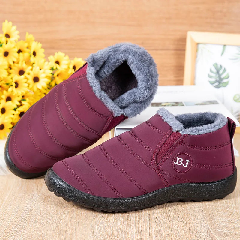 Snow Women Boots Fashion Unisex Shoes Slip On Platform Shoes For Women
