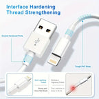 3pcs 1pc for iPhone charger cable lightning data cable original  MFi