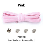 No tie Shoe laces Elastic laces Sneakers Flat Shoelaces without ties