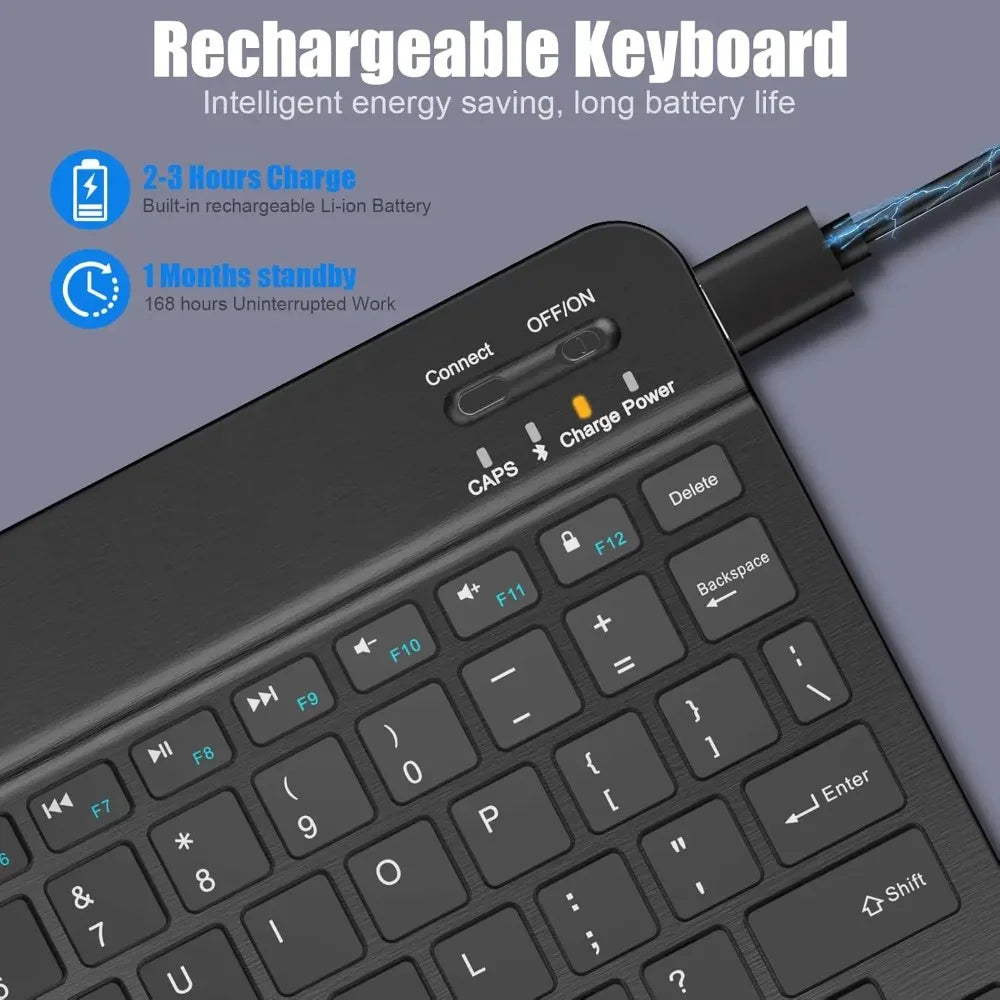 Bluetooth Keyboard for iPad 10th Generation iPad Pro 13 12 11 10 9 8 7
