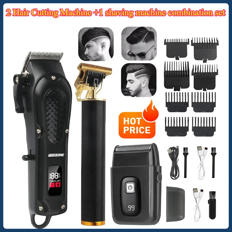 Vintage Hair Clipper Cordless Electric Hair Cutting Machine Portable