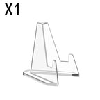 1-30PCS Clear Acrylic Coin Display Stand Holders Small Easel Rack