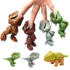 Jurassic Finger Dinosaur Triceratops Tyrannosaurus Model Toys for Kids