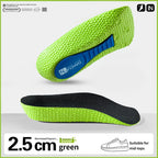 Memory Foam Height Increase Insoles for Men Women Shoes Flat Feet Arch